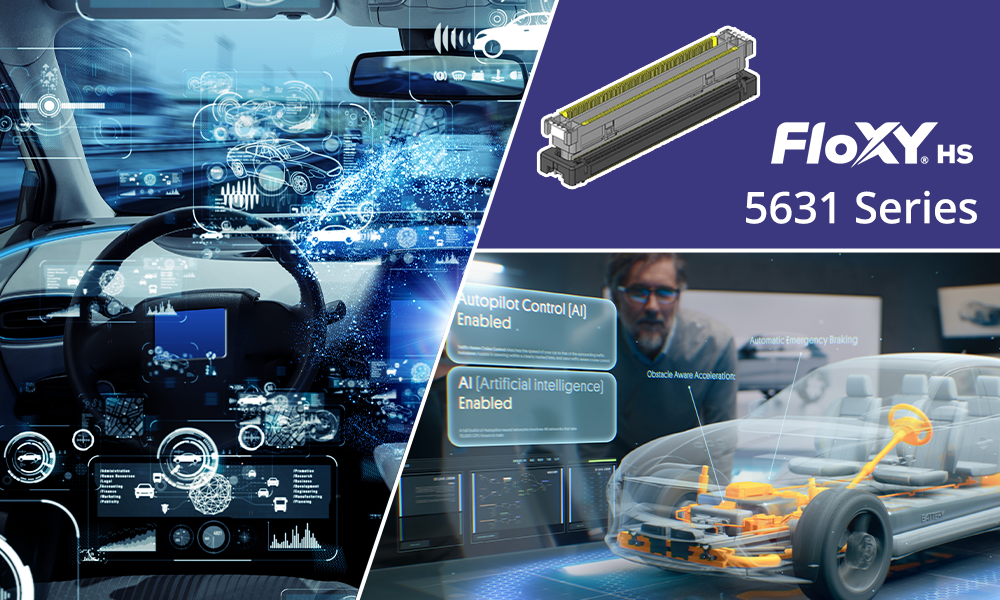 FloXY®HS 省スペース 0.5mmピッチ基板対基板コネクタ