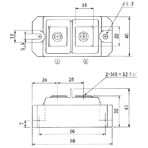 PH2508, PH, General Rectifier Diodes Modules, Power Semiconductor  Devices, Products, Electronic Components & Devices