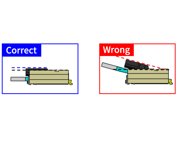 Actuator cannot be locked