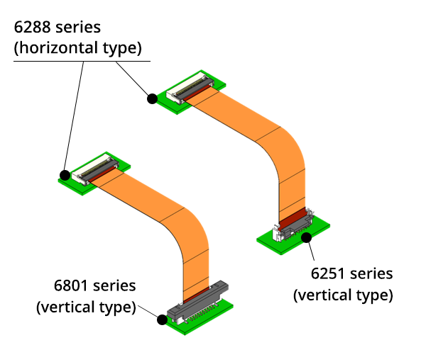 Right angle straight connection
