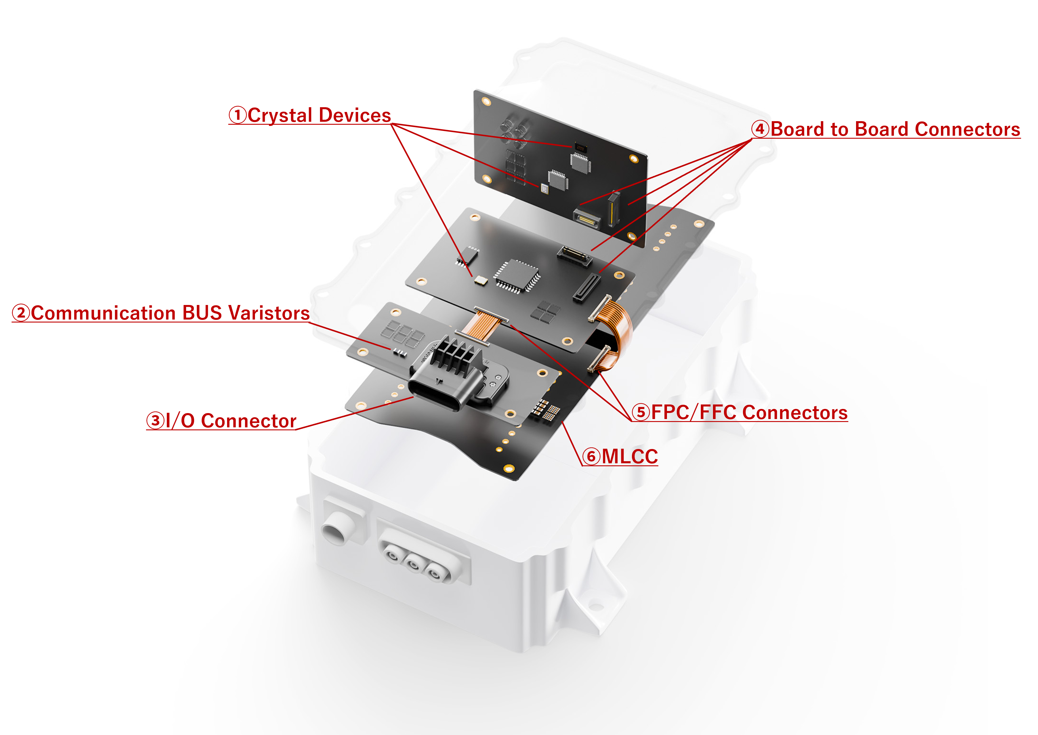 インバータ分解図