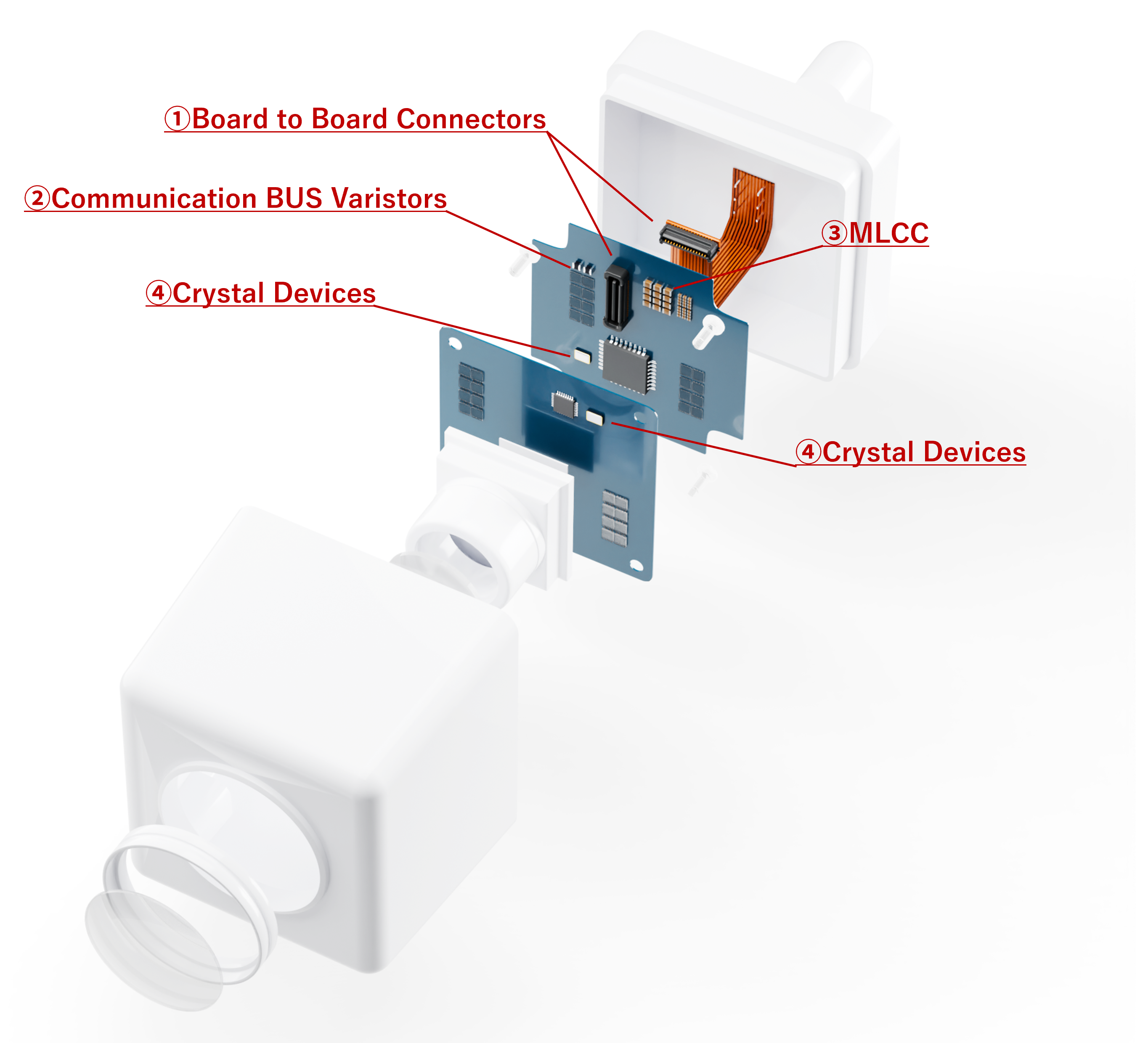 ビューカメラ分解図